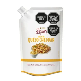 SALSA QUESO CHEDAR ZAFRAN X 200G