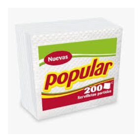 SERVILLETA POPULAR X 200