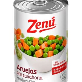 ARVEJA ZENU X 580g C/ZANAHORIA